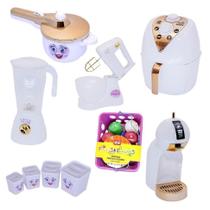 Cozinha Infantil Menina Brinquedo Kit Mercado 22 Peças Cozinha Infantil Menina Brinquedo Kit Mercado 22 Peças