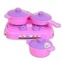 Cozinha Infantil Menina Fogão + Panelas Play Cooker