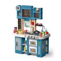 Cozinha Infantil Mini Chef Completa Com Som Vapor 84cm