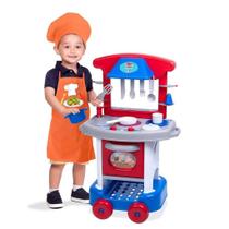 Cozinha Infantil para Meninos Play Time Azul 2421 Cotiplás