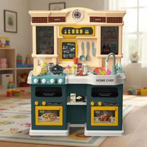 Cozinha Infantil Pequeno Chef Som Vapor Bolhas Magicas 83cm Cozinha Infantil Pequeno Chef Som Vapor Bolhas Magicas 83cm