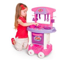 Cozinha Infantil Play Time Com Acessorios Cotiplas