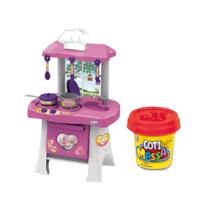 Cozinha Infantil Pop Casinha C/ Utensílios + 1x Massinha Sortida Coti Tutti Frutti Cozinha Infantil Pop Casinha C/ Utensílios + 1x Massinha Sortida Coti Tutti Frutti