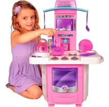 Cozinha Infantil Rosa Completa - Big Cozinha