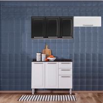 Cozinha Itatiaia Luce 7 Portas Balcão 2 Gavetas Armário Aéreos