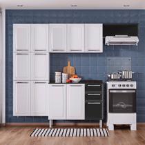 Cozinha Itatiaia Luce Compacta 4 Pecas Nicho Balcao Preto