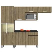 Cozinha Itatiaia Star Compacta 3 Peças Castanho Praticidade, Organização e Durabilidade