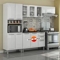 Cozinha Itatiaia Tarsila Compacta 3 Pecas 3 Vidros Paneleiro Forno Branca Cozinha Itatiaia Tarsila Compacta 3 Pecas 3 Vidros Paneleiro Forno Branca