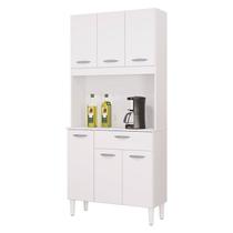 Cozinha Kit Cassia 6 Portas Branco - Poquema