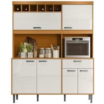 Cozinha Kit Completa Compacta 6 Portas 1 Gavetas Dakota