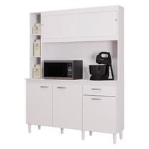 Cozinha Kit Duda 140 cm Branco Poquema Cozinha Kit Duda 140 cm Branco Poquema