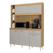 Cozinha Kit Duda 140 cm Damasco Off White Poquema