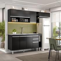 Cozinha kit Modulado Maderatto Móveis 7 Portas 2 Gavetas 250cm Cozinha kit Modulado Maderatto Móveis 7 Portas 2 Gavetas 250cm