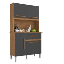 Cozinha luiza - cinamomo/grafite Cozinha luiza - cinamomo/grafite