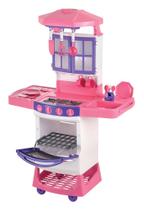 Cozinha Magica Infantil Rosa Coleção Meg Completa - Magic Toys
