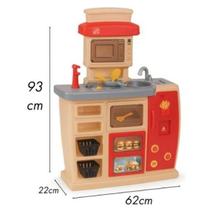 Cozinha Master Vermelha com Acessórios Divertidos