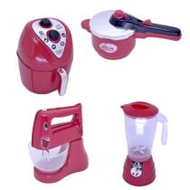 Cozinha Menino Brinquedo Infantil Eletro Batedeira 4pç Cozinha Menino Brinquedo Infantil Eletro Batedeira 4pç