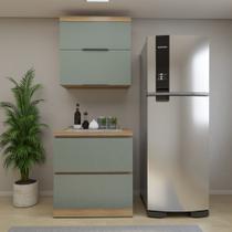Cozinha Millena 2 Peças 80cm 100% Mdf Yescasa Cozinha Millena 2 Peças 80cm 100% Mdf Yescasa