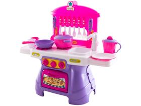 Cozinha Mini Chef Rosa com Agua e Forno 0317 Ta Te Ti