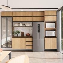 Cozinha Modulada 10 Peças 7 Aéreos 1 Balcão 1 Torre 1 Cristaleira Nara CabeCasa MadeiraOriginals Avena Cozinha Modulada 10 Peças 7 Aéreos 1 Balcão 1 Torre 1 Cristaleira Nara CabeCasa MadeiraOriginals Avena