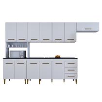 Cozinha Modulada 12 Portas 3 Gavetas Atenas Kaiki Móveis Cozinha Modulada 12 Portas 3 Gavetas Atenas Kaiki Móveis