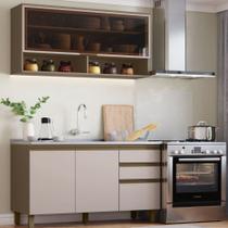 Cozinha Modulada 2 peças 3 Portas 3 Gavetas S/ Tampo Connect Cozinha Modulada 2 peças 3 Portas 3 Gavetas S/ Tampo Connect