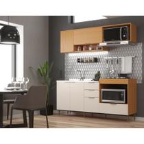Cozinha Modulada 2 Peças Alícia com espaço para Micro-ondas Forno e Cooktop