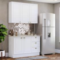 Cozinha Modulada 2 Peças com Tampo em MDF Americana Henn Cozinha Modulada 2 Peças com Tampo em MDF Americana Henn