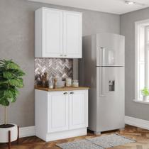 Cozinha Modulada 2 Peças com Tampo em MDF Americana Henn Cozinha Modulada 2 Peças com Tampo em MDF Americana Henn