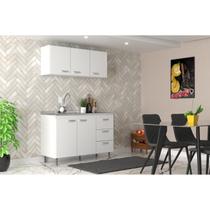 Cozinha Modulada 2 Peças Ipanema Branco Cozinha Modulada 2 Peças Ipanema Branco