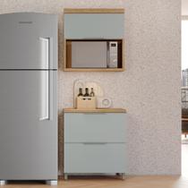 Cozinha Modulada 2 Peças Ripado 100% Mdf Marquesa Cozinha Modulada 2 Peças Ripado 100% Mdf Marquesa