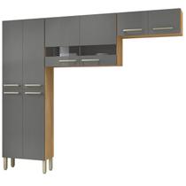 Cozinha Modulada 3 Peças 222cm 2933 Freijo Gris KTP