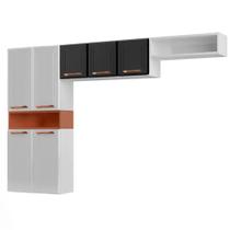 Cozinha Modulada 3 Peças 7 Portas 2 Prateleiras Manu Telasul
