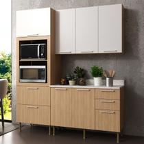 Cozinha Modulada 3 Peças com Tampo Tulipa Tecno Mobili