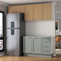 Cozinha Modulada 3 Peças sem Tampo 2 Aéreos 1 Balcão Arizona CabeCasa MadeiraOriginals