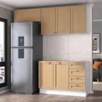 Cozinha Modulada 3 Peças sem Tampo 2 Aéreos 1 Balcão Arizona CabeCasa MadeiraOriginals Marrom/Figueira Cozinha Modulada 3 Peças sem Tampo 2 Aéreos 1 Balcão Arizona CabeCasa MadeiraOriginals Marrom/Figueira