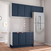 Cozinha Modulada 3 Peças Sem Tampo 2 Aéreos 1 Balcão CabeCasa MadeiraMadeira
