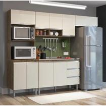 Cozinha Modulada 4 Peças 09 Portas 3 Gavetas Athena Megasul