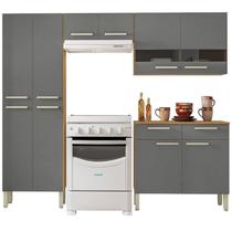 Cozinha Modulada 4 Peças 222cm 2936 Freijo Gris KTP