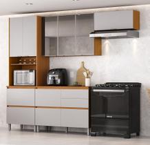 Cozinha Modulada 4 Peças 8 Portas 5 Gavetas Nicho p/Forno MDF Dodradiças Slow Motion Lúmina Itatiaia Cinza/Cinamomo/Fendi Cozinha Modulada 4 Peças 8 Portas 5 Gavetas Nicho p/Forno MDF Dodradiças Slow Motion Lúmina Itatiaia Cinza/Cinamomo/Fendi