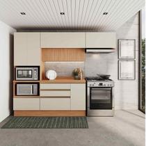 Cozinha Modulada 4 Peças com Armários, Balcão e Torre Quente Aroeira CabeCasa MadeiraOriginals Cinza Sereno Cozinha Modulada 4 Peças com Armários, Balcão e Torre Quente Aroeira CabeCasa MadeiraOriginals Cinza Sereno