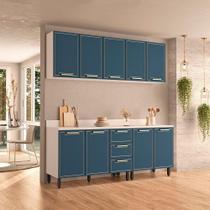 Cozinha Modulada 4 Peças com Tampo Amara Politorno Móveis