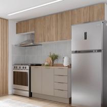 Cozinha Modulada 4 Peças com Tampo e Rodapé 3 Aéreos e 1 Balcão Ipanema CabeCasa MadeiraOriginals Cozinha Modulada 4 Peças com Tampo e Rodapé 3 Aéreos e 1 Balcão Ipanema CabeCasa MadeiraOriginals