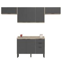 Cozinha Modulada 4 Peças FRCZ3 Avena Grafito Demobile