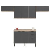 Cozinha Modulada 4 Peças Frcz3 Avena Grafito Cozinha Modulada 4 Peças Frcz3 Avena Grafito
