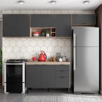 Cozinha Modulada 4 Peças Frcz4 Avena Grafito