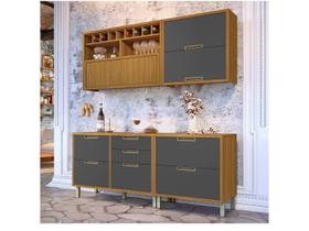 Cozinha Modulada 4 Peças Ripado Imperatriz Mdf - Nesher