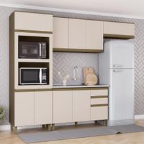 Cozinha Modulada 4 Peças sem Pia em MDF Connect Henn Cozinha Modulada 4 Peças sem Pia em MDF Connect Henn