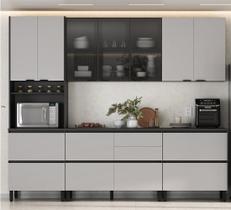 Cozinha Modulada 5 Peças 10 Portas 6 Gavetas Nicho p/Forno MDF Dodradiça Slow Motion Lúmina Itatiaia Cozinha Modulada 5 Peças 10 Portas 6 Gavetas Nicho p/Forno MDF Dodradiça Slow Motion Lúmina Itatiaia