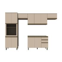 Cozinha Modulada 5 Peças 12 Portas 2 Gavetas Sem Tampo Connect Henn